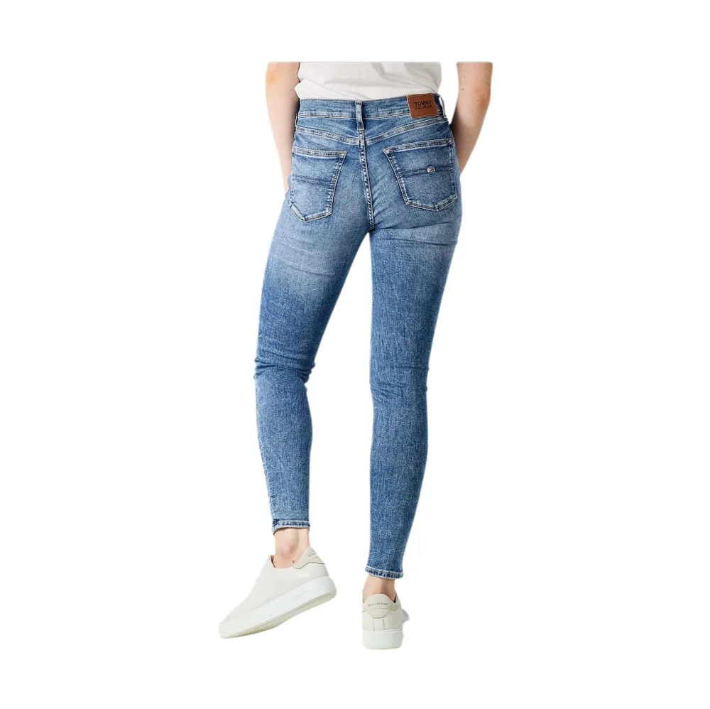 Tommy Hilfiger Nora Mid Rise Skinny Ankle Jeans Blue EUC Sz 30 EUC